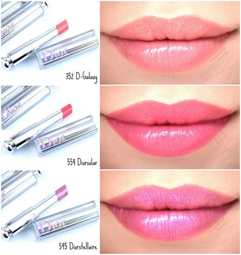 dior stella shine|dior addict lipstick swatches.